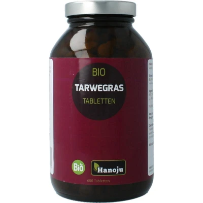 Afbeelding van Hanoju Tarwegras Glas Flacon Bio 600tb