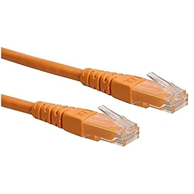 Afbeelding van Netwerkkabel Cat6 U/UTP 1 meter (100% koper, Oranje)