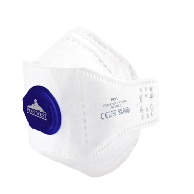 Afbeelding van EAGLE FFP2 gevouwen Dolomite masker met filter (PK10) maat , White