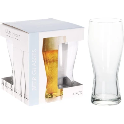Afbeelding van Bierglas 400 ML set van 4