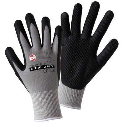 Afbeelding van L+D worky NITRIL GRID 1167 10 Werkhandschoen Nylon Maat (handschoen): 10, XL EN 388:2016 Cat II 1 paar