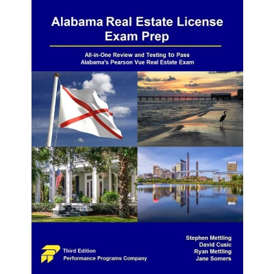 Afbeelding van Alabama Real Estate License Exam Prep: All in One Review and Testing to Pass Alabama&#039;s Pearson Vue