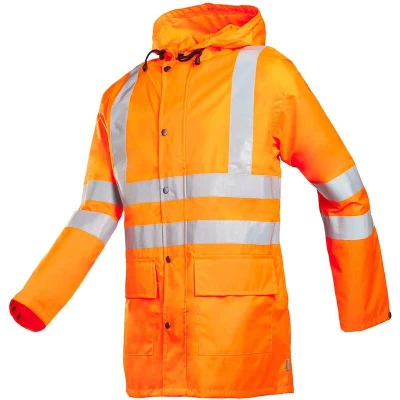 Afbeelding van Regenjas Monoray Fluororanje, Maat EL