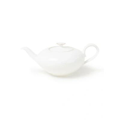Afbeelding van Villeroy &amp; Boch Amnut Gold theepot 1 liter Gebroken wit