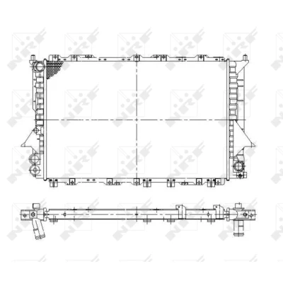 Afbeelding van NRF Radiateur 58870