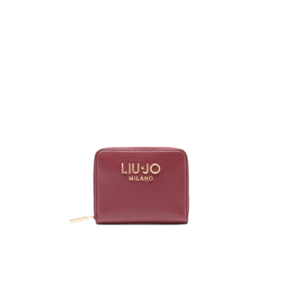 Afbeelding van LIU JO portemonnee Caliwen ECS Zip Around Wallet Red Wine wijnrood