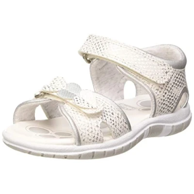 Afbeelding van Chicco, Witte Sandaal Met Dubbele Klittenbandsluiting, Meisjes En Meisjes, Wit (2), 21 EU, Design in Italië