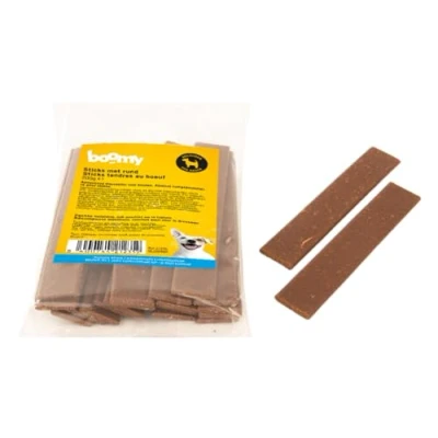 Afbeelding van Boomy Hondensnacks Zachte sticks met rund 4 x 200g