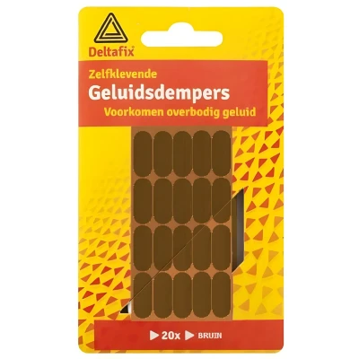 Afbeelding van GELUIDDEMPERS / BUFFERS BRUIN 20 ST.