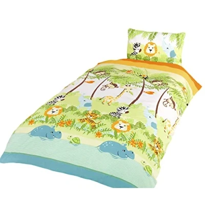 Afbeelding van Rapport Home Jungle Boogie Dekbedovertrek Set, Polycotton, Veelkleurig, Eenpersoons