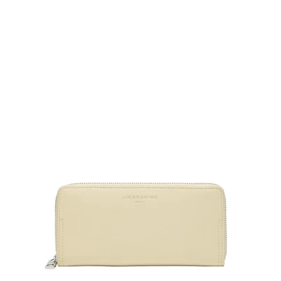 Afbeelding van LIEBESKIND BERLIN Leren Portemonnee Sky Sheep Natural Gigi Wallet Lemonade Lichtgeel