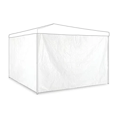 Afbeelding van Relaxdays Partytent zijwand set van 2 los zeil feesttent 3x2m zonder raam wit