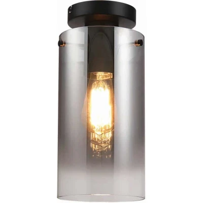 Afbeelding van Freelight plafondlamp Ventotto 1 lichts 15 x33 cm zwart