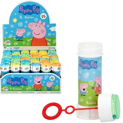 Afbeelding van Out of the blue zeepbellen geduldspel Peppa Pig Export.cm 60 milliliter Bubbles Putz, meerkleurig, 36 unidades