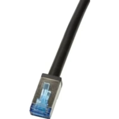 Afbeelding van LogiLink CQ7113S RJ45 Netwerkkabel, patchkabel CAT 6A S/FTP 20.00 m Zwart Afgeschermd, UV bestendig, Oliebestendig 1 stuk(s)