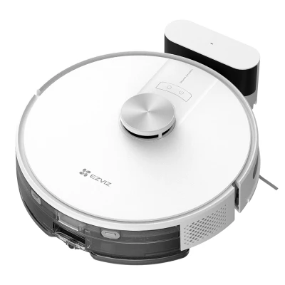 Afbeelding van Ezviz RE4 Plus Slimme Robotstofzuiger LiDAR Navigatie Dweilen (300 ml) Obstacle Vermijding No Go Zones Tapijt Detectie E10 Filter Compatibel met Alexa, Google Assistant Wit