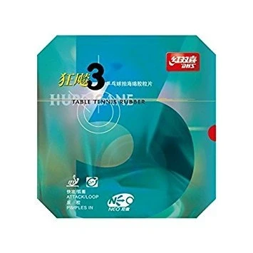 Afbeelding van Tibhar Unisex Dhs Hurricane Neo 3 (rood, 2.15 Mm) Tafeltennisrubber, rood, mm UK
