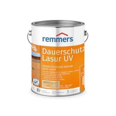 Afbeelding van Remmers Houtbeits Long Life UV+ Voor buiten en binnen Kleurloos 5 Liter