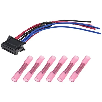 Afbeelding van Windmotor weerstandsbedrading met stekker 50 mm² 1,50 varkensstaart reparatie connector 8200729298 compatibel Renault Megane Clio Scenic Twingo