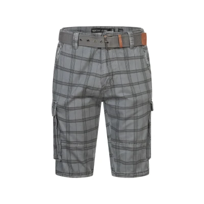 Afbeelding van Indicode Jeans Monroe Shorts, Heren, Maat: Small, Iron check