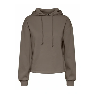 Afbeelding van Pieces Pcchilli Hoodie Hoodie, Dames, Maat: Large, Morel