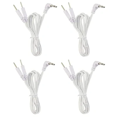 Afbeelding van TENS Draad Kabel Plug DC 3,5 mm Pin 2 Verbinding voor eenheid Fysiotherapie apparaat 4 stuks
