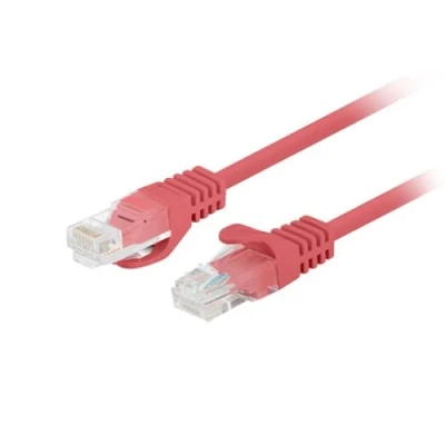 Afbeelding van Stevige UTP netwerkkabel categorie 6 Lanberg PCU6 20CC 0100 R Rood 1 m