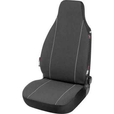 Afbeelding van Auto stoelbeschermer Modulo Highback enkel stoelbekleding voor Vordersitz zwart universeel passende