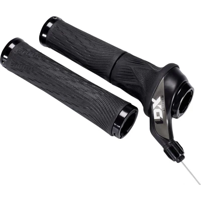 Afbeelding van SRAM X.01 Eagle Draaischakelaar 12 speed achter Lock On handvatten, black