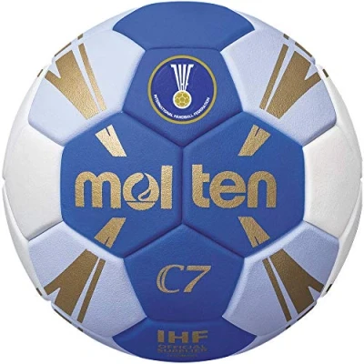 Afbeelding van Molten C7 trainingsbal blauw/wit/goud 2, H2C3500 BW