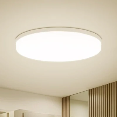 Afbeelding van Combuh Plafondlamp LED 48W 4320LM Ultradun Plafondlicht voor Slaapkamer Woonkamer Keuken Kantoor Neutraal Wit 4500K Rond Ø30cm