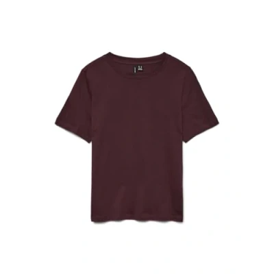 Afbeelding van Vero Moda Paulina NOOS Tshirt basic, Dames, Maat: XS, Winetasting