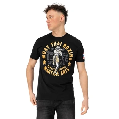 Afbeelding van Benlee Tshirt print, Heren, Maat: Large, Black multicolour