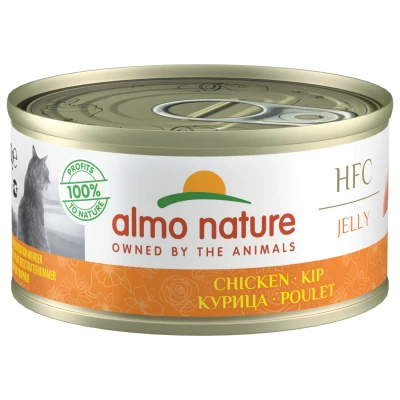 Afbeelding van Almo Nature Hfc Cat Jelly Blik 70 g Kattenvoer Kip
