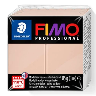 Afbeelding van nr. 432 Fimo Professional Doll art 85g doorzichtig transparant roze