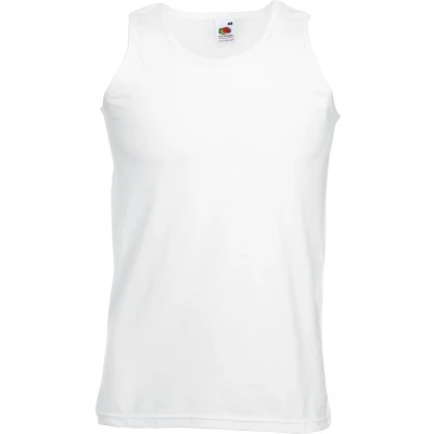 Afbeelding van Fruit Of The Loom Heren Atletisch Mouwloos Hemd / Tanktop (Wit)