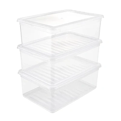 Afbeelding van keeeper Opbergbox Bea 3x 11 l, met air control systeem (set, 3 stuks)