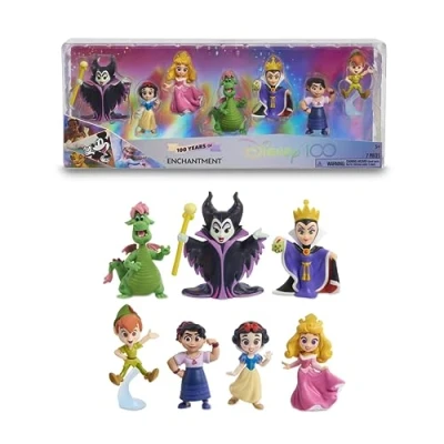 Afbeelding van Famosa DED16700 100 Enchantment verzamelspeelgoed met Disney personages, bevat 8 verschillende figuren, 100% officiële licentie, 12 om te verzamelen, 3 jaar