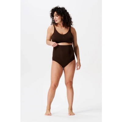 Afbeelding van Zwangerschaps Naadloze slip Nisa Sensil Breeze Coffee Bean XS/S