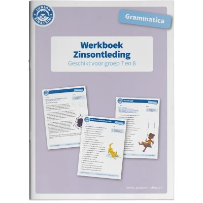 Afbeelding van Werkboek Grammatica Zinsontleding voor groep 7 en 8