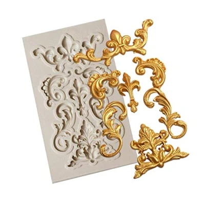 Afbeelding van DUORUI Fondant Cake Chocolade Mould Siliconen Bakken DIY Keuken Tool Party Decorating Euporean Patroon