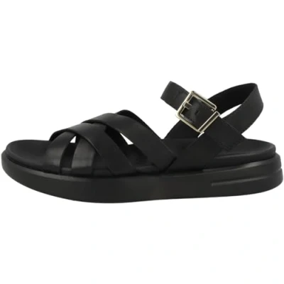Afbeelding van Geox D XAND 2S Sandalen, Dames, Maat: 37, Black Leer