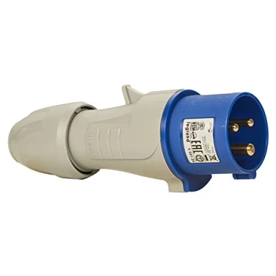 Afbeelding van Legrand 555124 mobiele stekker P17 IP44 16A, 200V tot 250V , 2P+T