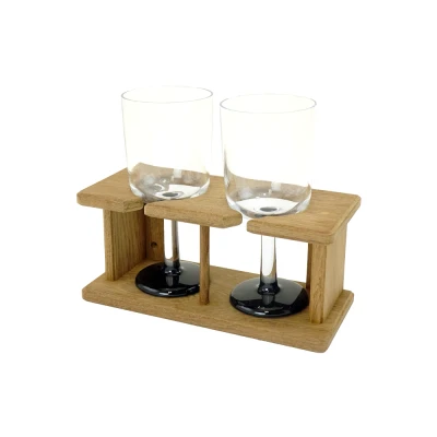 Afbeelding van Arcmarineteak 2 wijnglazenrek Teak