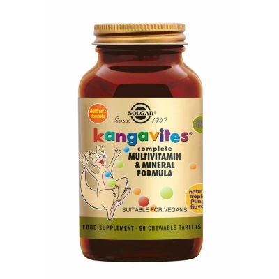 Afbeelding van Kangavites Tropical Punch Multivitamine Kauwtabletten Voor Kinderen