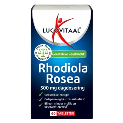 Afbeelding van Lucovitaal Rhodiola rosea 60 tabletten