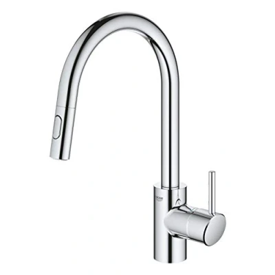 Afbeelding van GROHE Concetto 1 gats keukenkraan met uittrekbare dual spray
