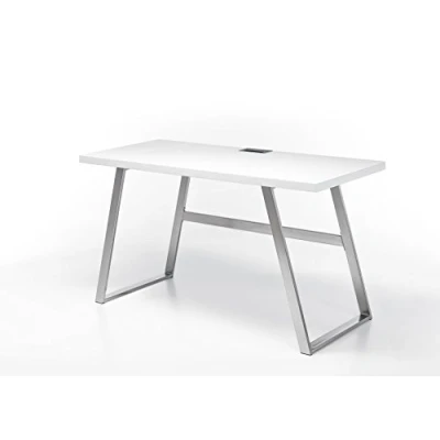 Afbeelding van MCA furniture Bureau ANDRIA Matwit gelakt met kabeldoorvoer, breedte 140 cm