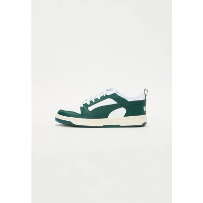 Afbeelding van Puma Unisex Rebound V6 Low Sneaker, Wit Donker Mirte Warm Wit, 4.5 UK, 37.5 EU