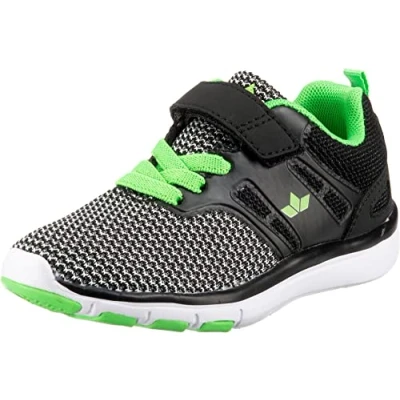Afbeelding van LICO Bongo VS jongens Sneakers , Grijs / zwart limoen, 35 EU